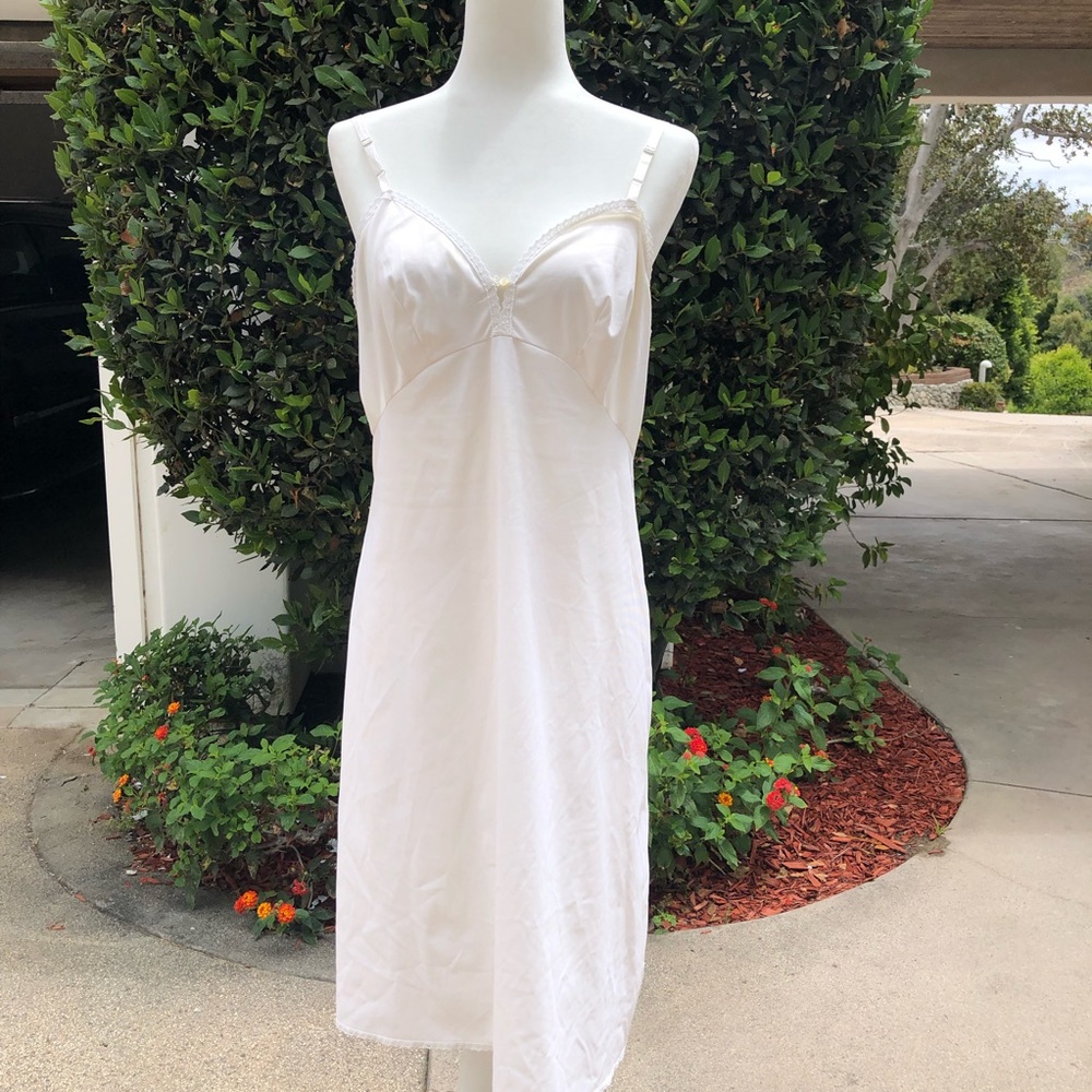 vintage long slip dress